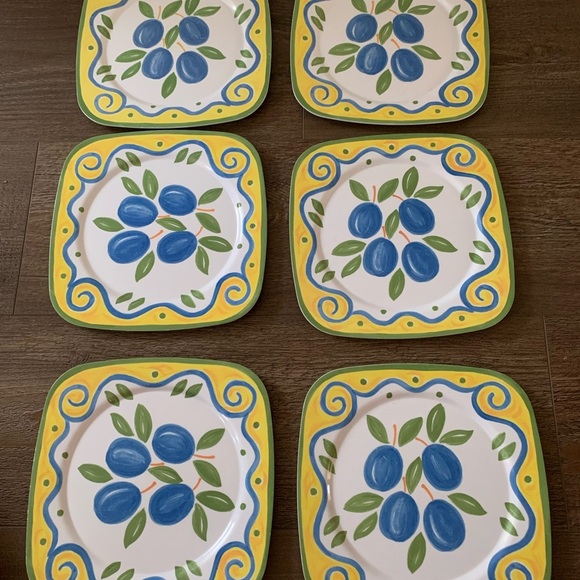 Melamine dinner plates of 6 - Picture 8 of 8